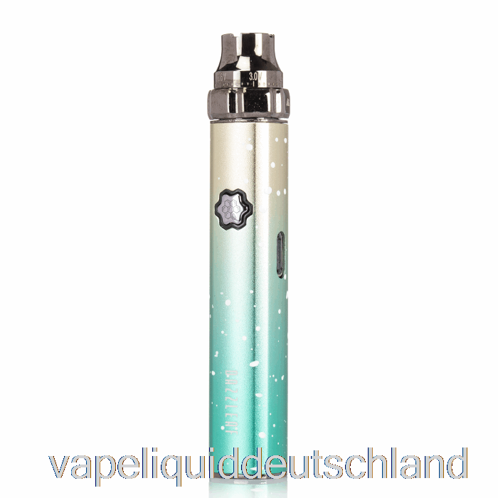 Dazzleaf Squarii Top Twist 510 Batterie Gold / Green Splatter Vape Deutschland